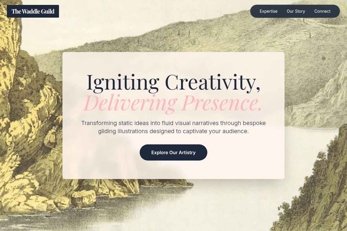 Gliding Illustration